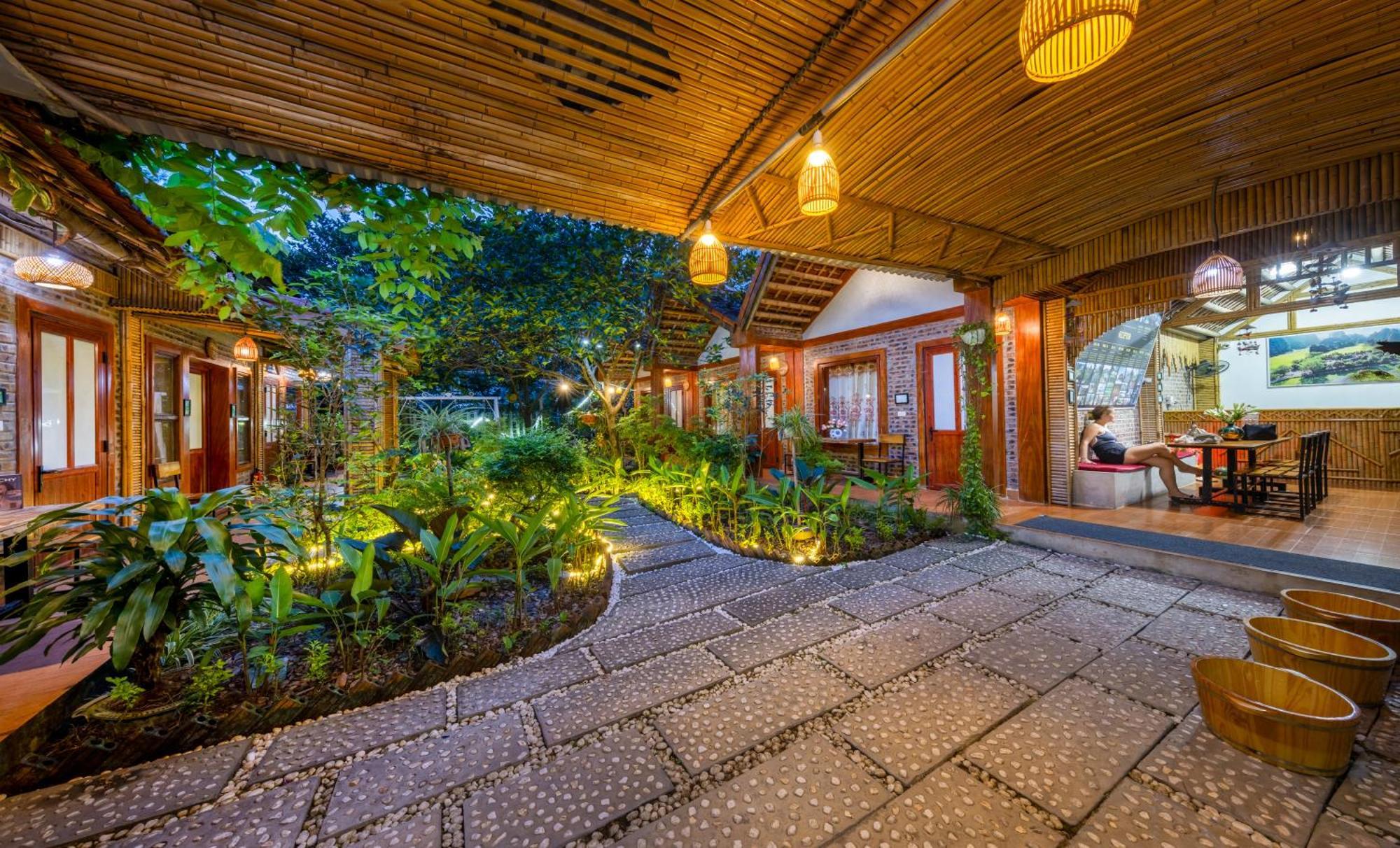 Van Lam Tam Coc Moonlight Bungalow מראה חיצוני תמונה